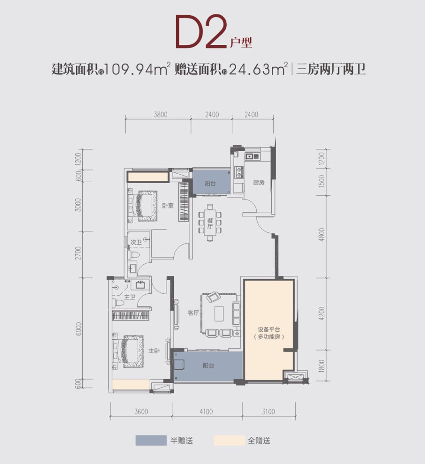 二期洋房D2戶型